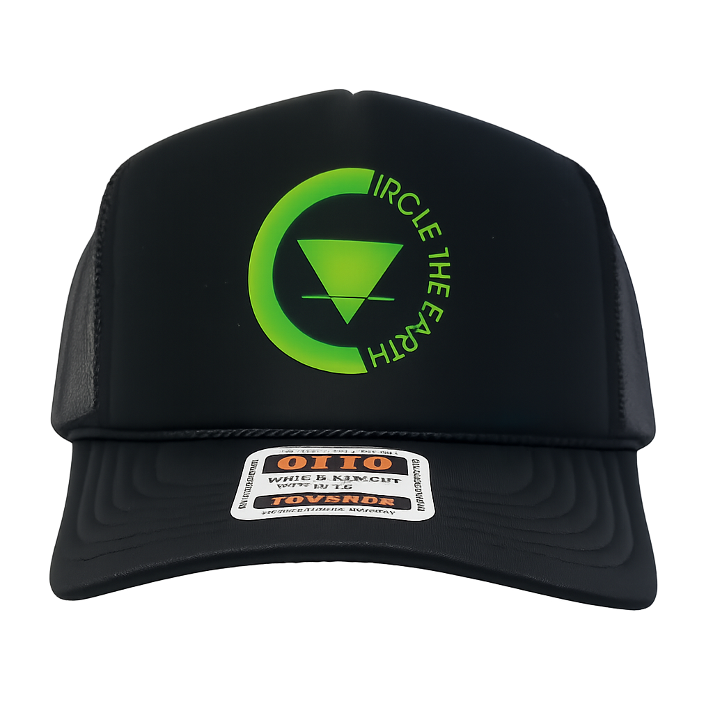 Circle the Earth Unisex NEW Green logo Cap